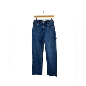 Hollister woman’s curvy ultra high rise dad jeans size 7S medium‎ wash
